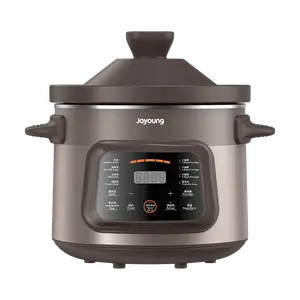 JOYOUNG Slow Cooker Soup Pot Purple Clay Electric Stew Pot DG50K-GD505-U