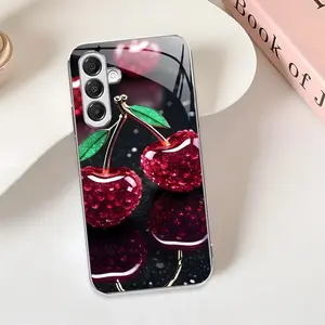 Cherry and fruit, suitable for【Galaxy A16】realistic design luxury mobile phone case--975