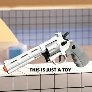 Revolver Toy Model, Foam Dart Launcher Toy Outdoor Game & Festival Gift