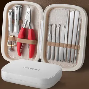 12-Piece Nail Clipper Set, Professional Grade Precision Cutters, Durable & Sharp Design, Ideal for Home Use, Easy Grip Handle