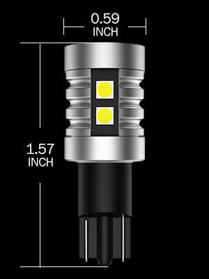 2011 Scion tC T15/921/912/W16W LED Backup Reverse Dome Map Door Trunk Interior Light Bulbs White SEALIGHT