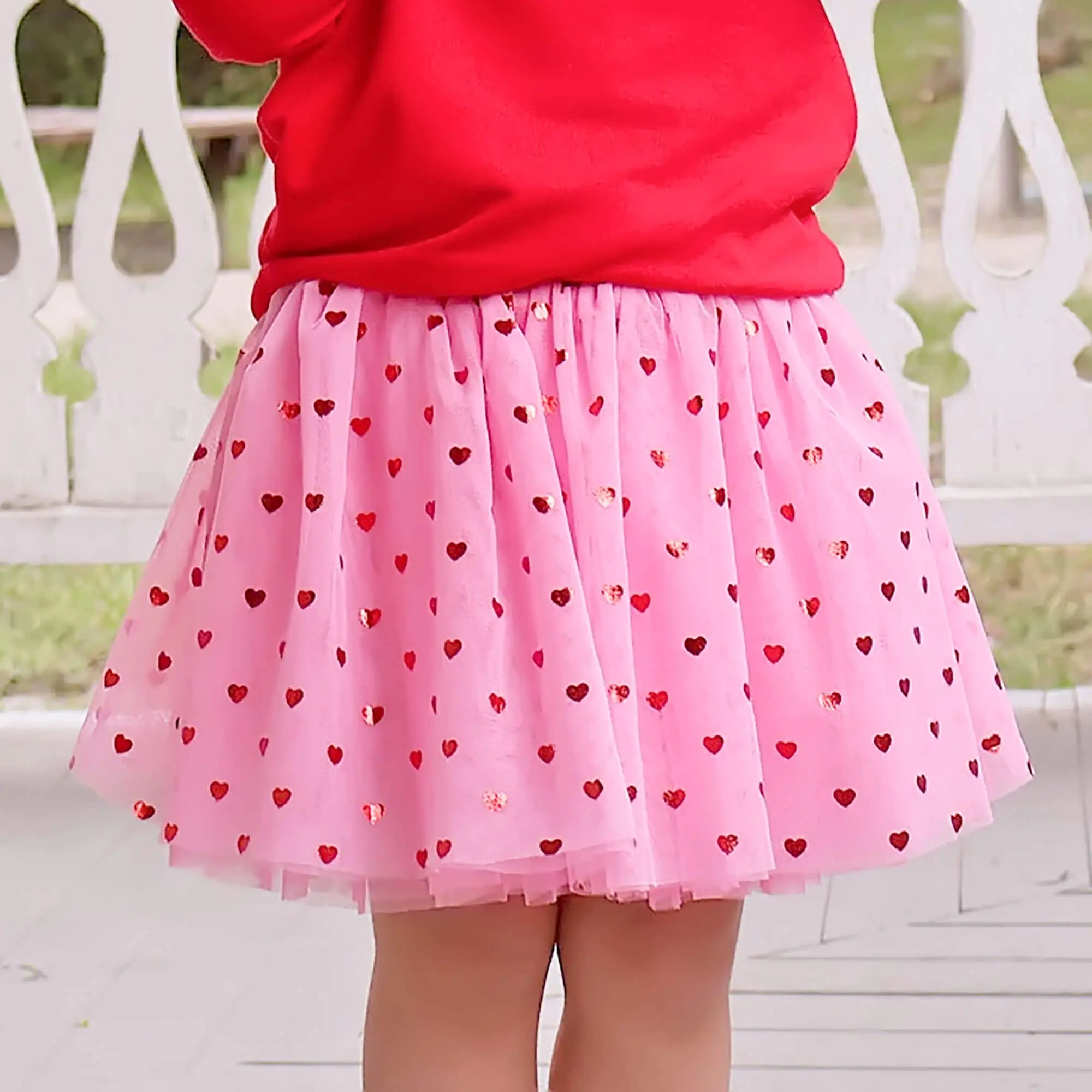 Valentine Heart Tutu Skirt