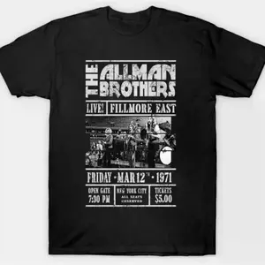 Vintage The Allman Brothers T-Shirt The Allman Brothers Crewneck Sweatshirt T359