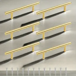 Resin Tray Mold Handles, 6-Pack, Handles for Epoxy Casting Molds, Golden Resin Tray Handles with Screw Set, Suitable for Agatestyle Trays, Serving Boards, Wine Cabinets, Drawers, Doors, Door Hardware