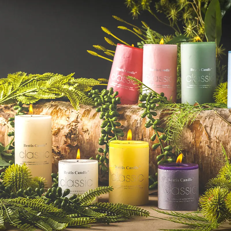 Smokeless Aromatherapy Pillar Candle