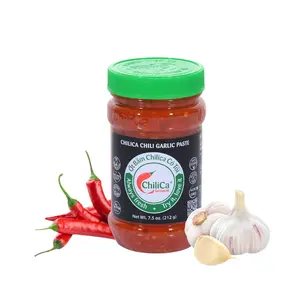 ChiliCa Chili Garlic Paste – 12-Month Fermented Vietnamese Bird's Eye Chili Peppers – No Preservatives, Vegan, Non-GMO, Gluten Free – For Cooking, Dipping & Marinades – 7.5 oz