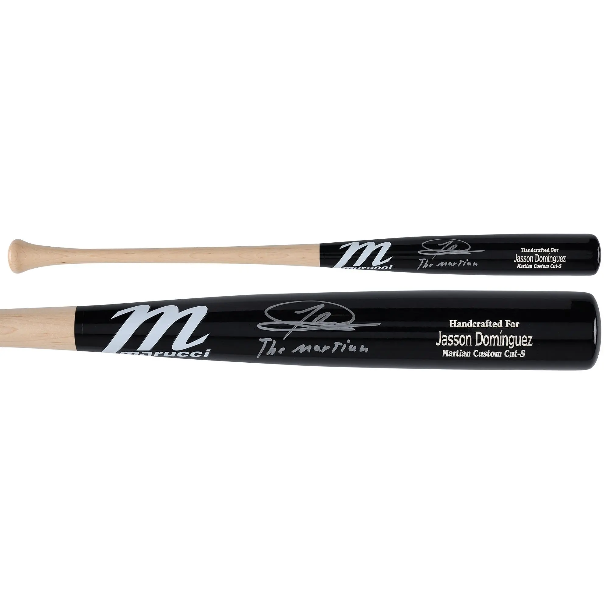 Jasson Dominguez New York Yankees Autographed Marucci Game Model Bat with "The Martian" Inscription - Fanatics Authentic Certified
