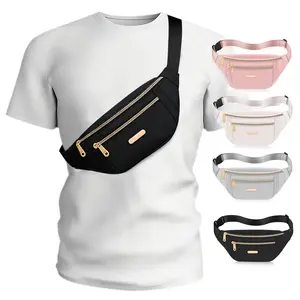 Sporty Chic Fanny Pack for Women Waterproof Waist Bag from Gym to Street Adjustable Strap for Running & Travel