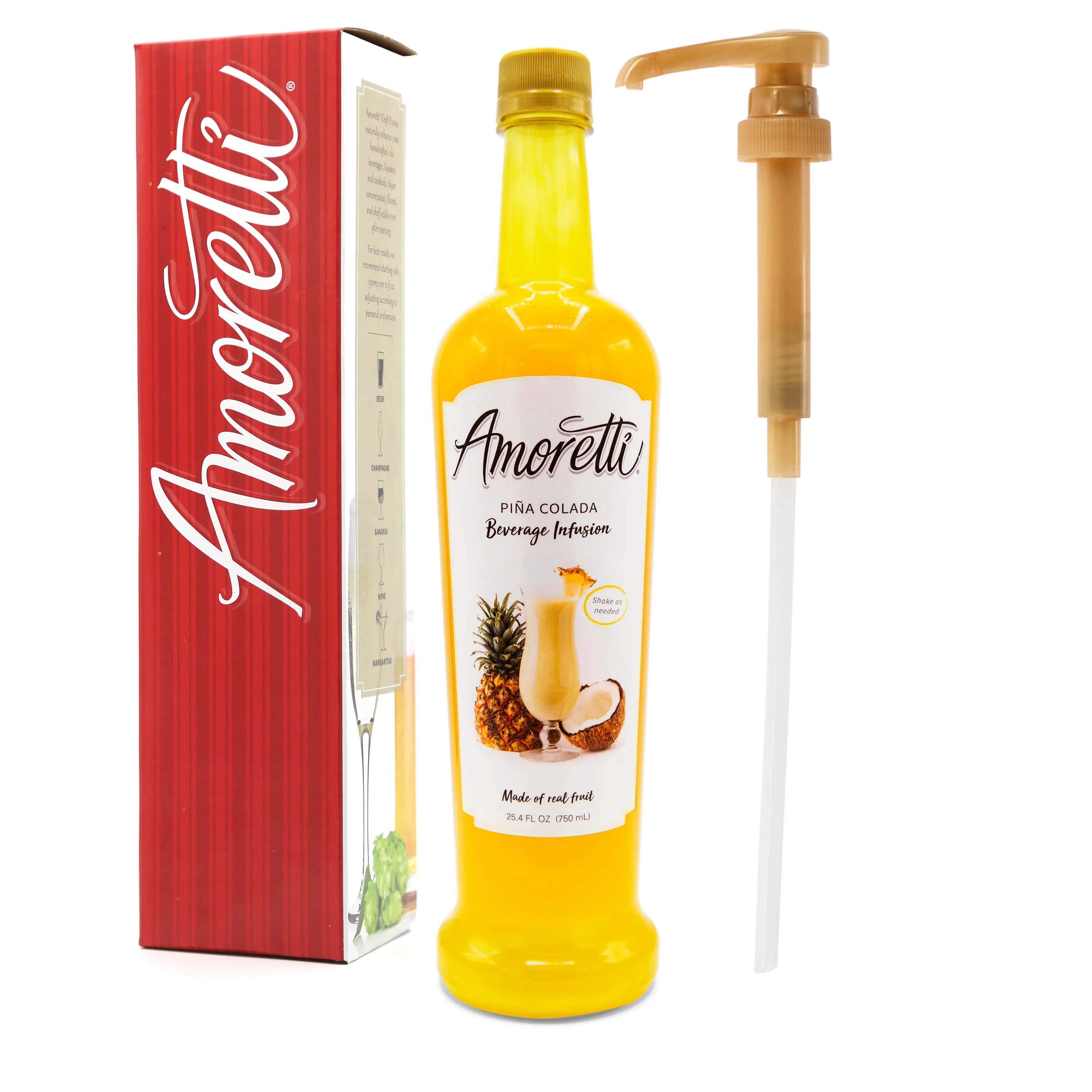 Pina Colada Beverage Infusion - 94 Servings – Real Fruit Drink Mix & Water Enhancer for Cocktails, Tea & More, Preservative-Free