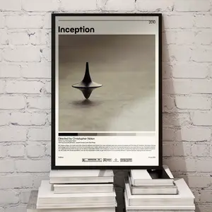 Inception Wall Art, Mind-Bending Movie Poster, Sci-Fi Dreamscape Print, Cinematic Decor, Christopher Nolan Film Gift, Inception Art Decor