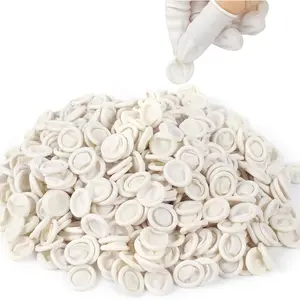 Disposable Medium Finger Cots Gloves Approx 100pcs, Finger Tip Protector Covers for Electronic Repair, Handmade and Industrial Applications