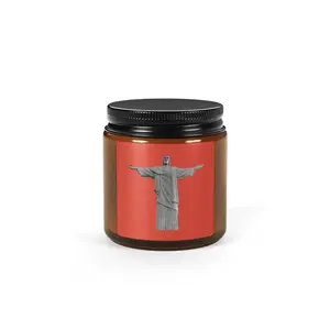 Amber jar soy candle