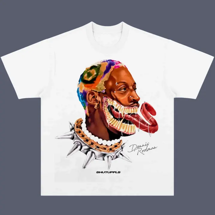 DENNIS RODMAN Venom Vintage Tee, DENNIS RODMAN T-Shirt, Unisex Basketball Shirt, Graphic Tees, Sweatshirt Menswear Womenswear Streetwear