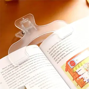 2PCS Transparent Book Page Clip, Plastic Study Reading Holder with Narrow Ruling, Multifunctional Document & Paper Clip for Students, Fine Writing, School & Office Stationery Supplies tiktokshopspringglowup