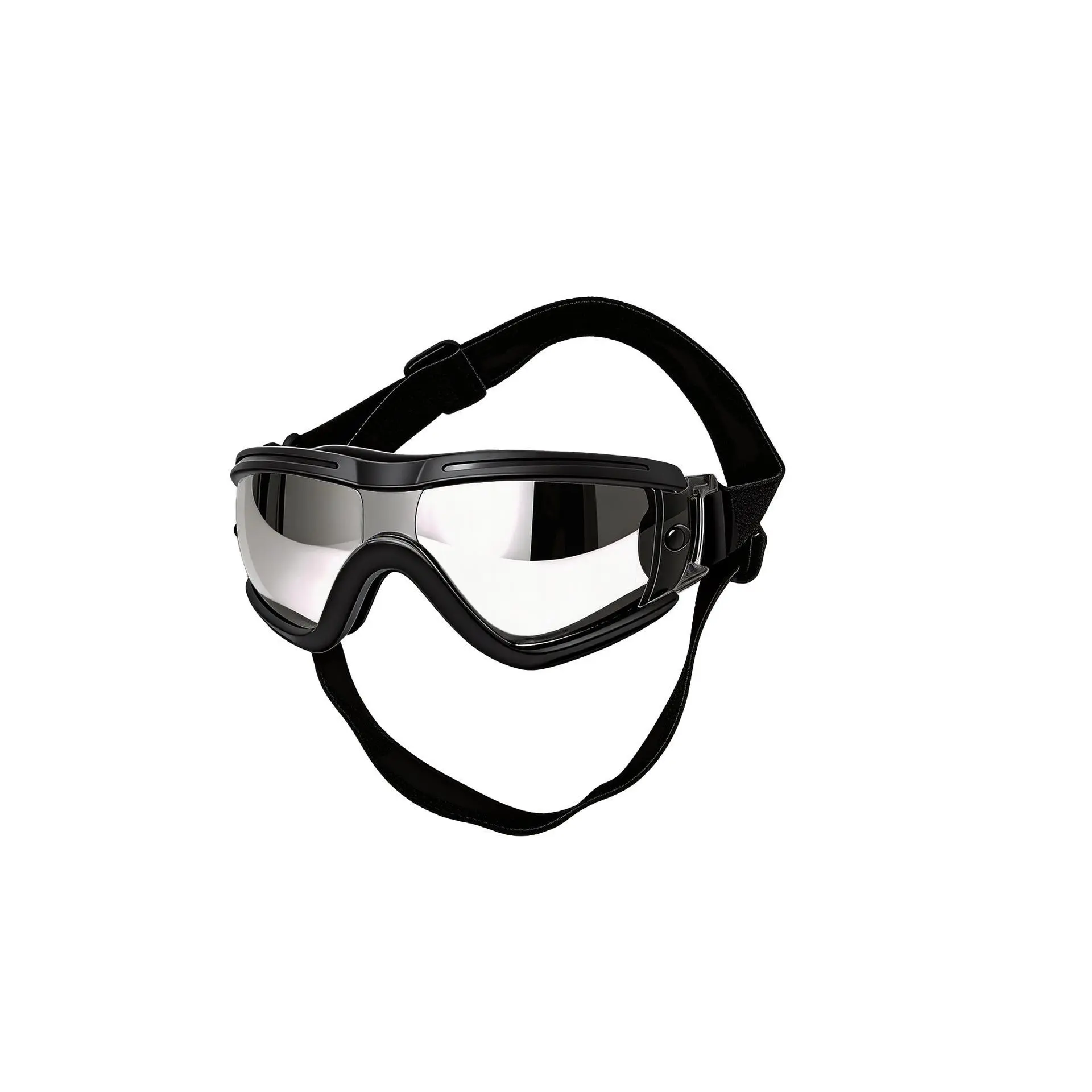 Adjustable Pet Goggles Sunglasses, Windproof UV Protection Anti-Fog Dog Cat Eye Glasses with Soft Elastic TPU Frame, for Motorcycle Riding Hiking Snow Travel Daily Photos