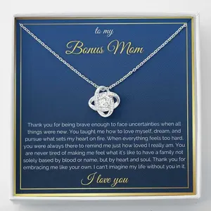 Step Mom Gift for Christmas, Birthday & Mother's Day | Unique Message Card from Daughter / Son to Stepmom