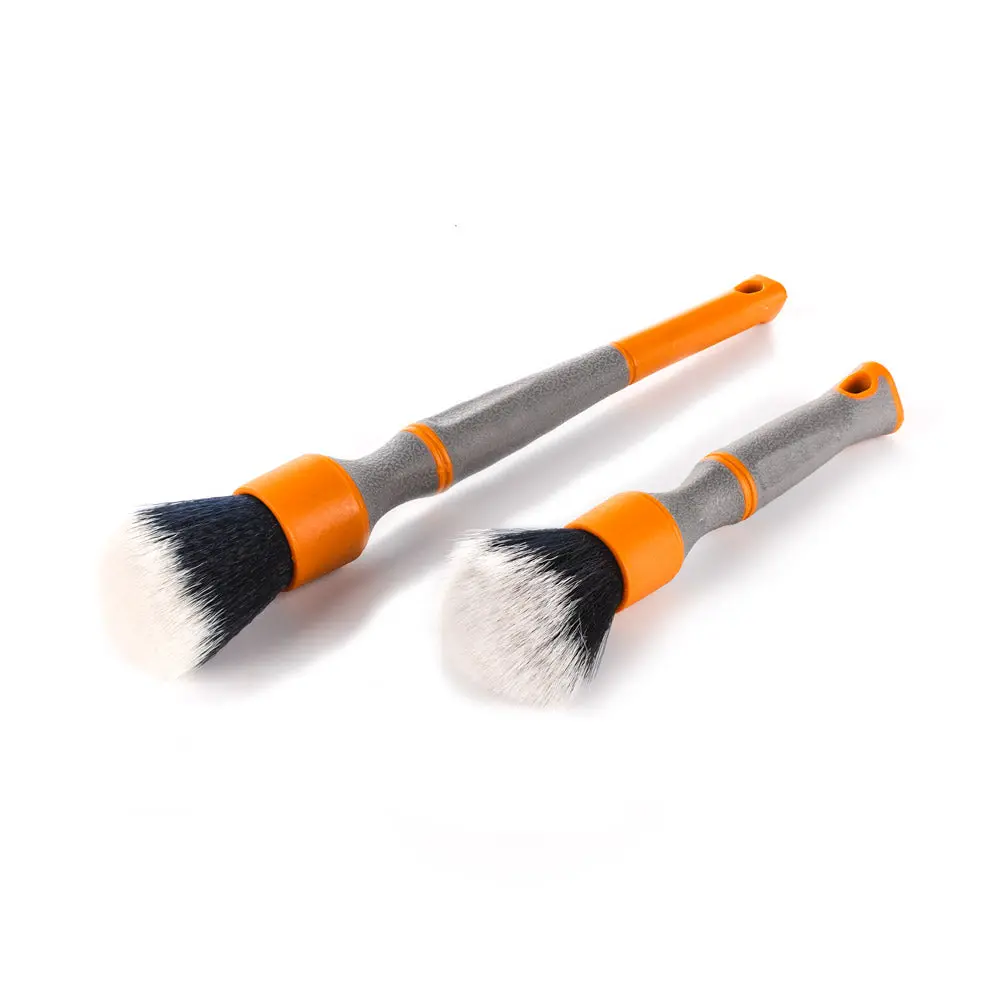 Detail Factory - TriGrip Ultra-Soft Detailing Brush Set - Scratch-Free Cleaning for Exterior, Interior Panels, Emblems, Badges, Gauges, Info Screen