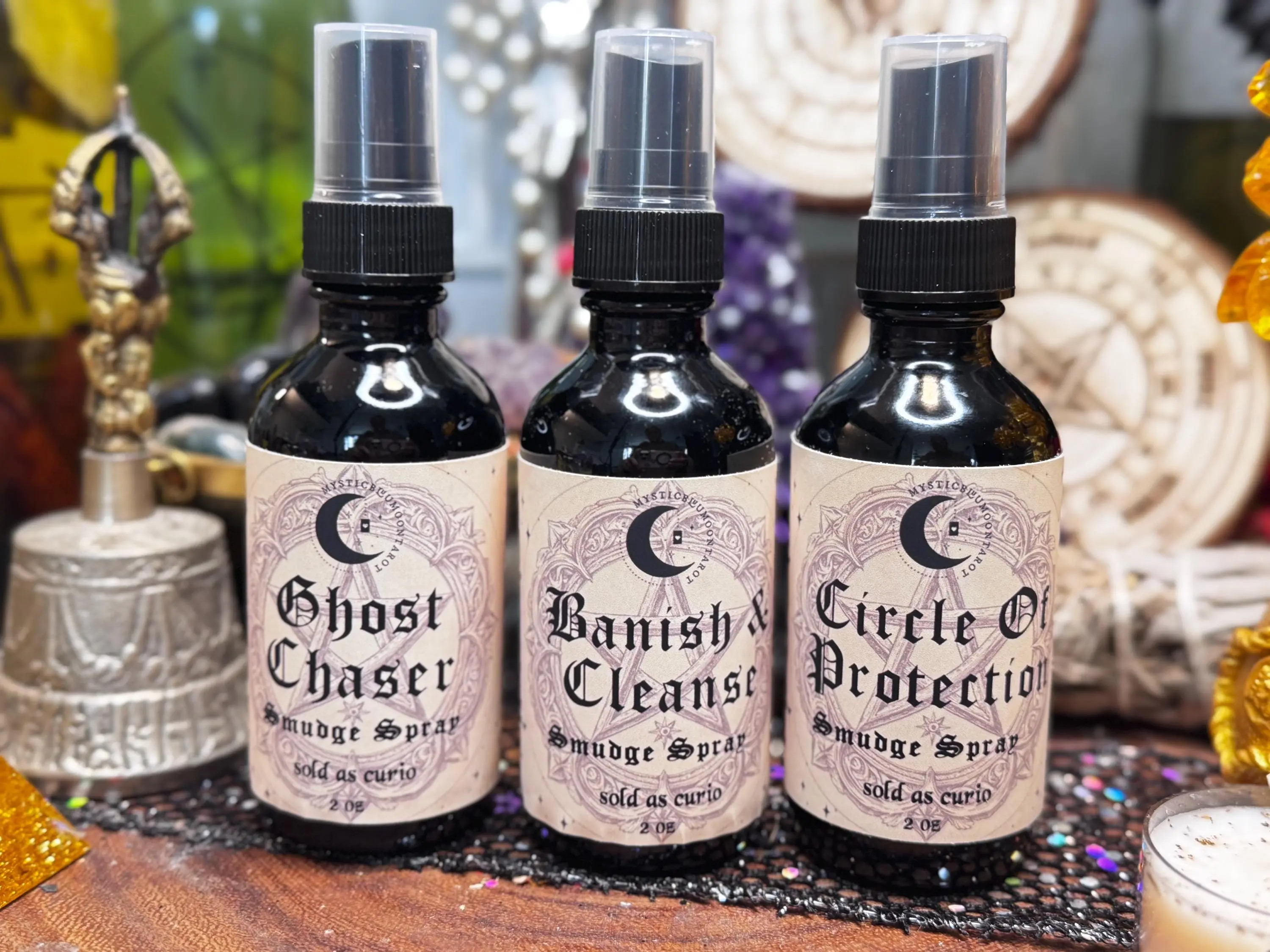 Smudge Spray: Intention Infused, Smoke-Free, Banish, Ghost Chaser, Protection
