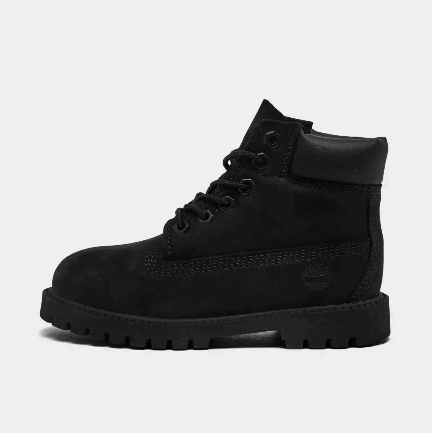Timberland Toddler's 6-Inch Premium Black Boot, Classic Waterproof Kids' Shoes with Durable Rubber Outsole for Outdoor Play