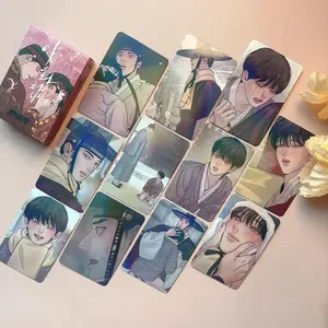 55 Pcs/set Wild Painting Laser LOMO Cards Korean Comic Peripheral Yin Shengho Baek Na-kyum Three-inch  Flash HD Photocard