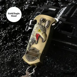 Premium 3-in-1 Windproof Lighter Kit - Folding Utility Knife & Bottle Opener for EDC, Camping & Home Use (Without Butane Gas) tiktokshopspringglowup