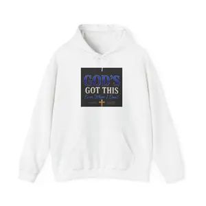 Unisex Heavy Blend Hoodie - God's Got This Even When I Don't Faith Print