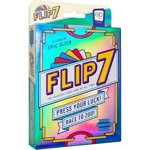 Flip It 7 Card Game for Adults and Kids Fast Paced Party Game with Luck Strategy and Fun Family Interaction Ideal for Game Night Social Gatherings and Casual Play