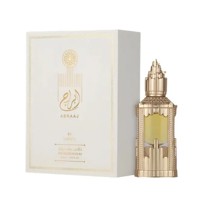 Lattafa Abraaj Pure Concentrated Oil U 0.6 oz Aromatic Woody Fragrance Scented