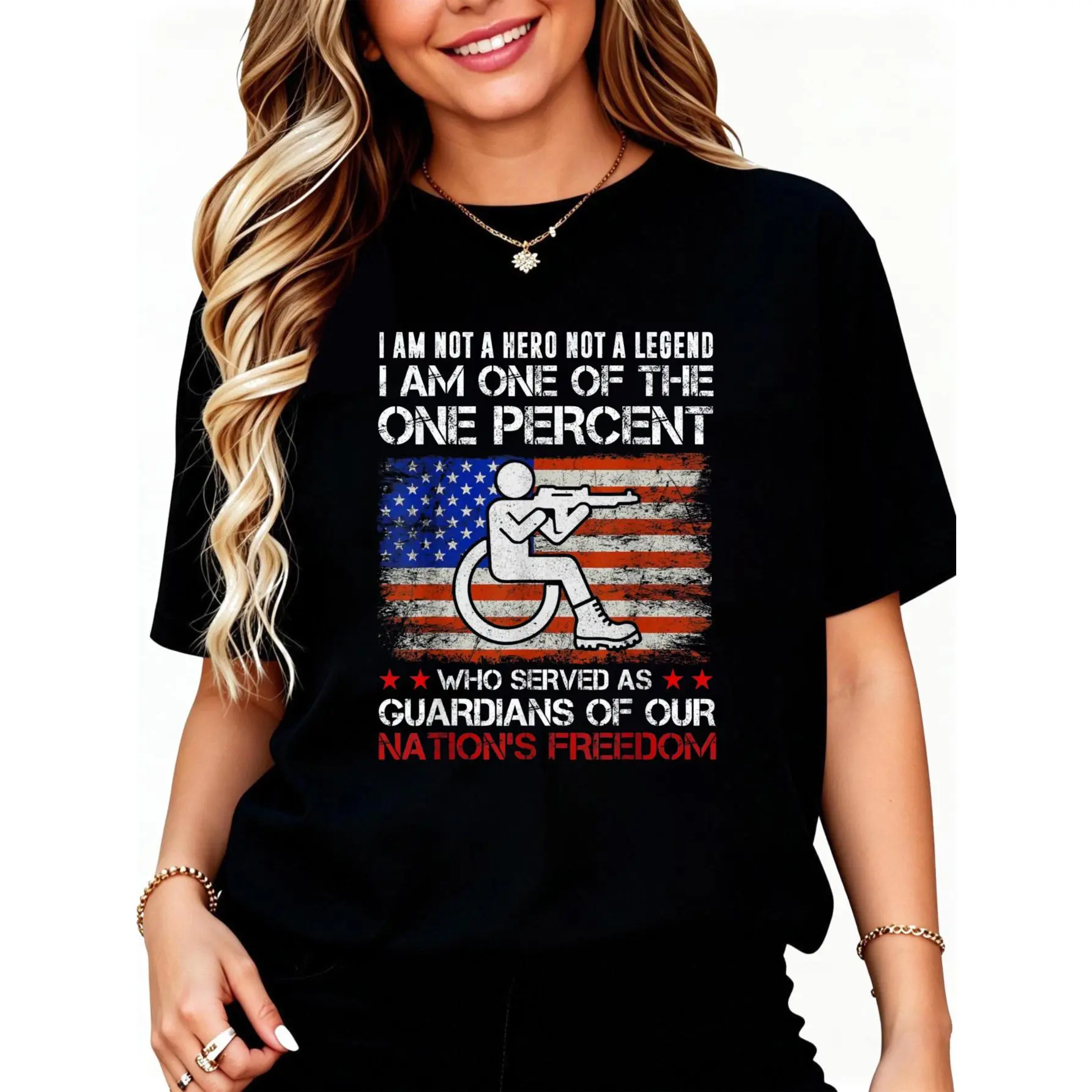 100% Cotton Disabled Veteran T-Shirt
