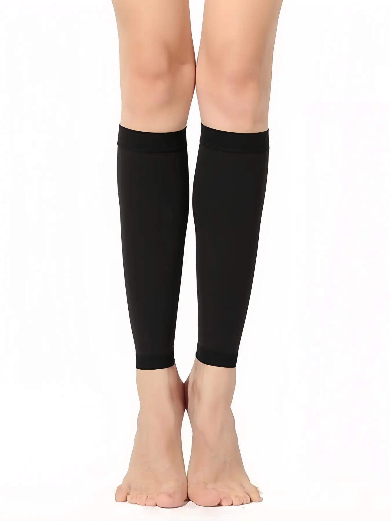Men Women Calf Compression Sleeves (23-32mmhg), Gradient Pressure Leg Socks, Relieve Varicose Veins Pain, Promote Circulation, Shape Legs