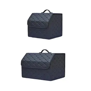 Car Trunk Organizer Box, Large Capacity Auto Multiuse Tools Storage Bag, Folding Emergency Bag, Car Interior Accessories