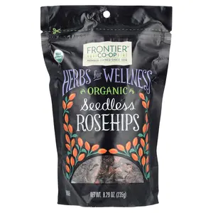 Frontier Co-op Organic Seedless Rosehips, 8.29 oz (235 g)