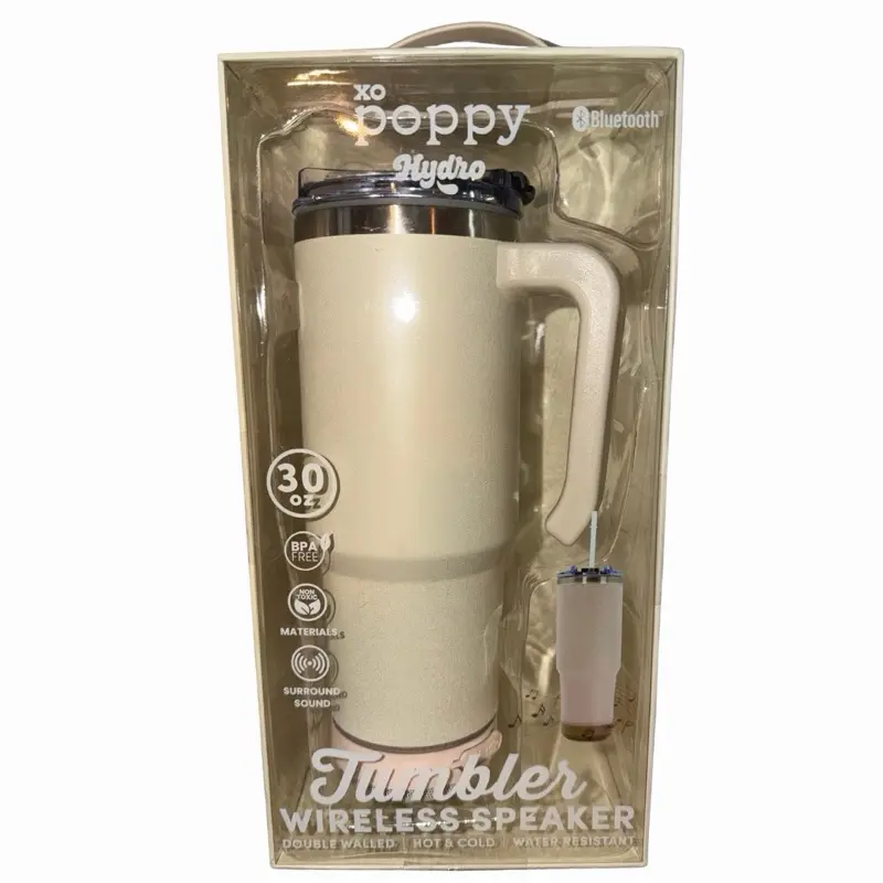 30oz Speaker Tumbler Water Bottle