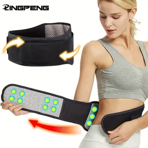 Adjustable magnetic waist support belt, lumbar and back brace, Waist Wrap, Lower Back Brace