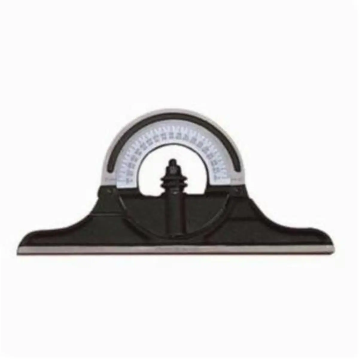 212 MAIN Starrett CPR-1224W Reversible Protractor Head Combination Set - Cast Iron Scale Measuring Instrument, Chrome Finish, Black Smooth Hardware, Easy-Reading Ruler for Office, School Supplies