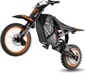 Windone RM7 Electric Dirt Bike for Teens & Adults, 2200WPeak Ebike, 48V 22.5Ah, 37MPH & 45-Mile Electric Bike,14"/12" Off-Road Tire E-Bike, Dual Hydraulic Brakes, FullSuspension, Fit Age 13+