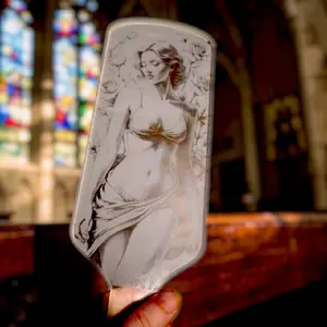 Frosted Angel Boutique Art - Premium Cast Acrylic - Custom made and Engraved for a stunning frosted look!