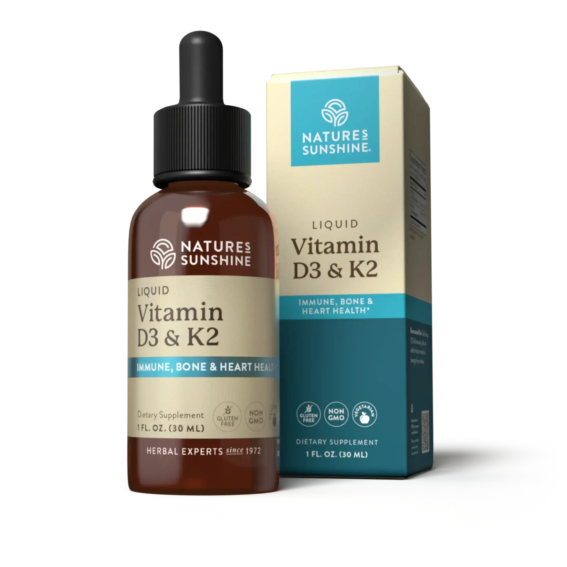 Nature's Sunshine - Liquid Vitamin D3 & K2