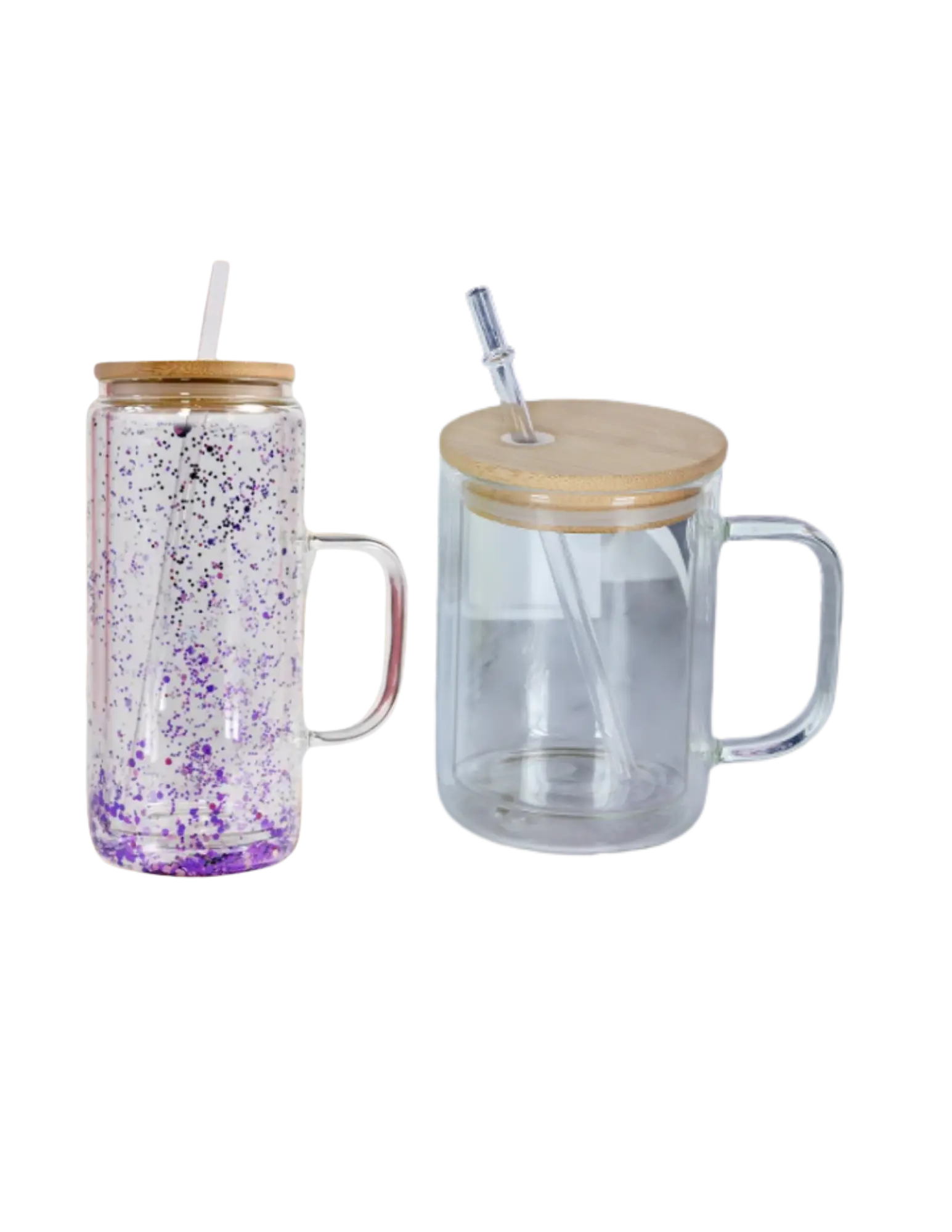 Glass Snowglobe W/Handle