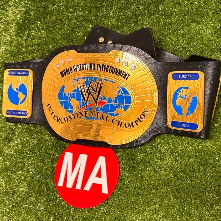 New WWE Attitude Era Intercontinental Oval IC 4mm Championship Replica Belt