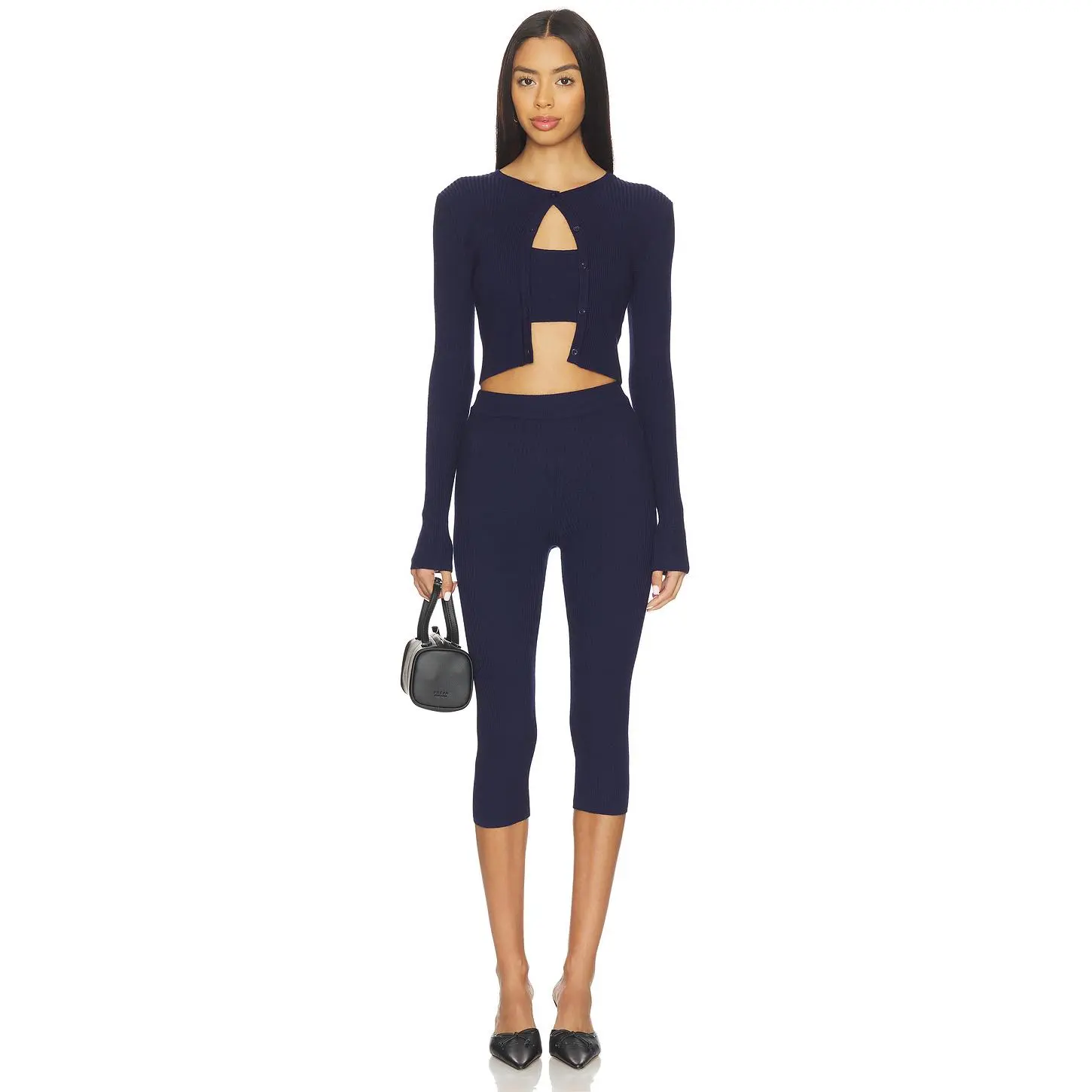 ALL THE WAYS Jude Knit Set in Navy
