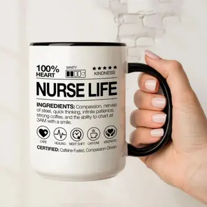 Nurse Appreciation Mug, RN Graduation Gift, Nursing School Grad Mug, New Nurse Gift, Nurse Coffee Cup, Healthcare Worker Gift
