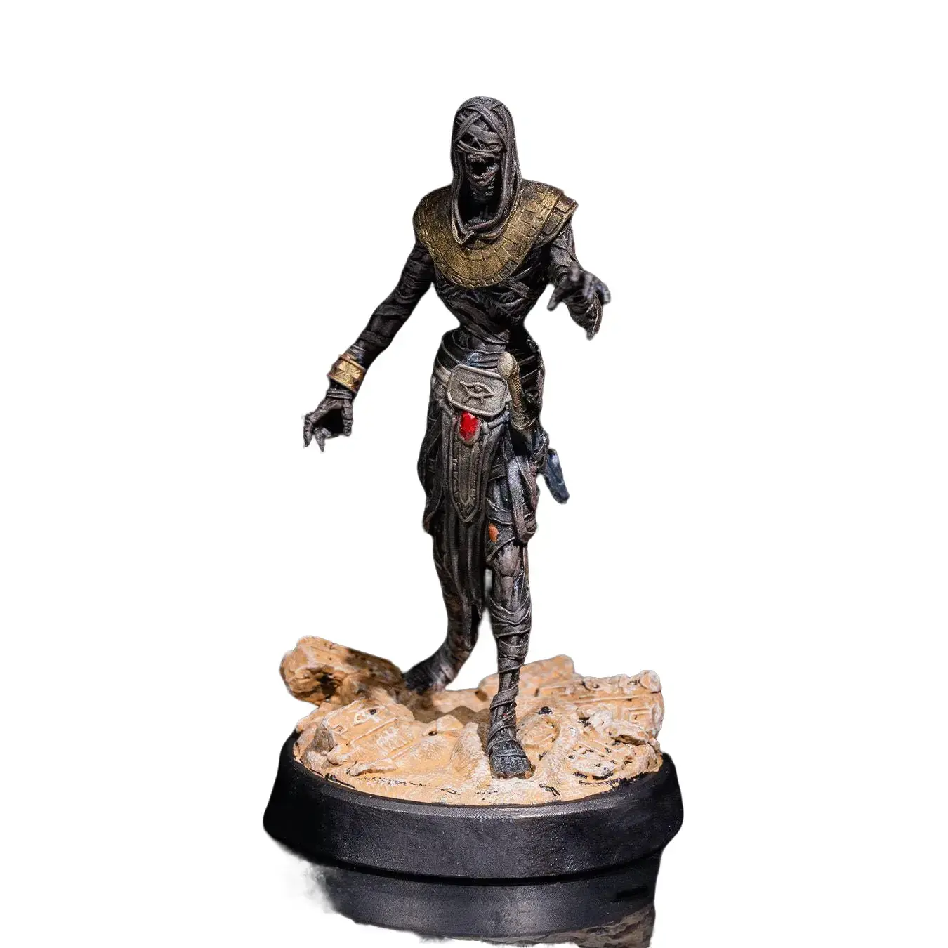 Sands of Time Mummy 1 3D Resin Print Miniature - Handcrafted, Customizable, Paintable RPG Gaming Figurine, Tabletop Play Piece, Home Decor Statue Bobblehead, Figurines & Miniatures