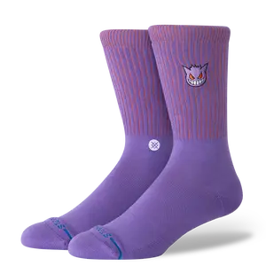 Pokemon X Stance Crew Socks - Gengar