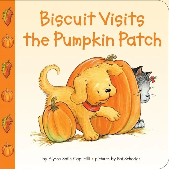 Biscuit Visits the Pumpkin Patch: 16-Page Fall & Halloween Children's Picture Book - Alyssa Satin Capucilli - Board Book Format, 16 Pages