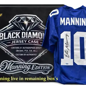 Black Diamond Jersey Case - 1 Autographed Jersey, Custom Autographed and Authenticated Jersey