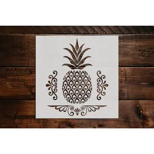 Pineapple Stencil - Art and Wall Stencil