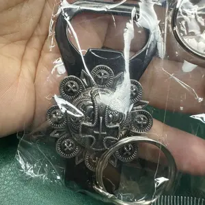 Set of 2 Cross bottle opener key chains