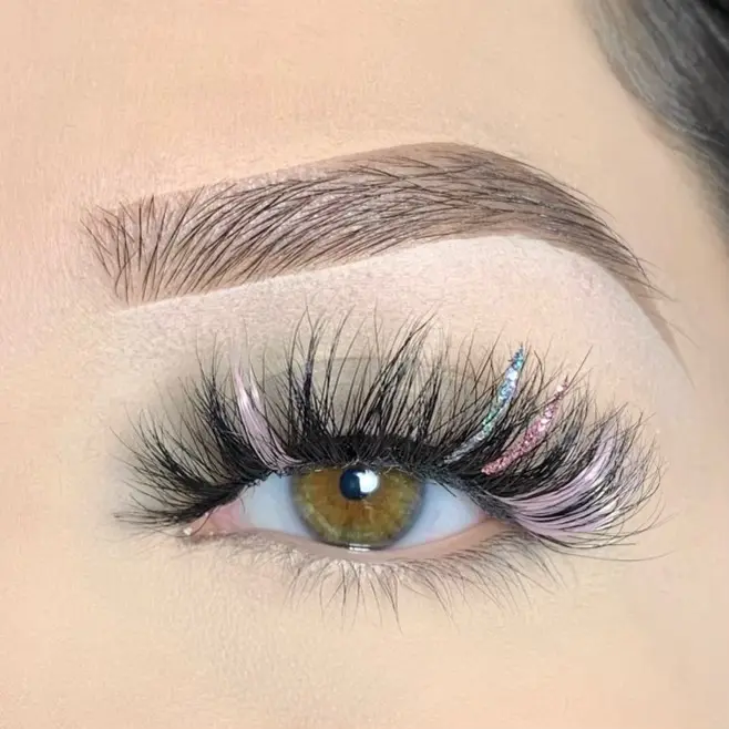 Pink Print Lashes