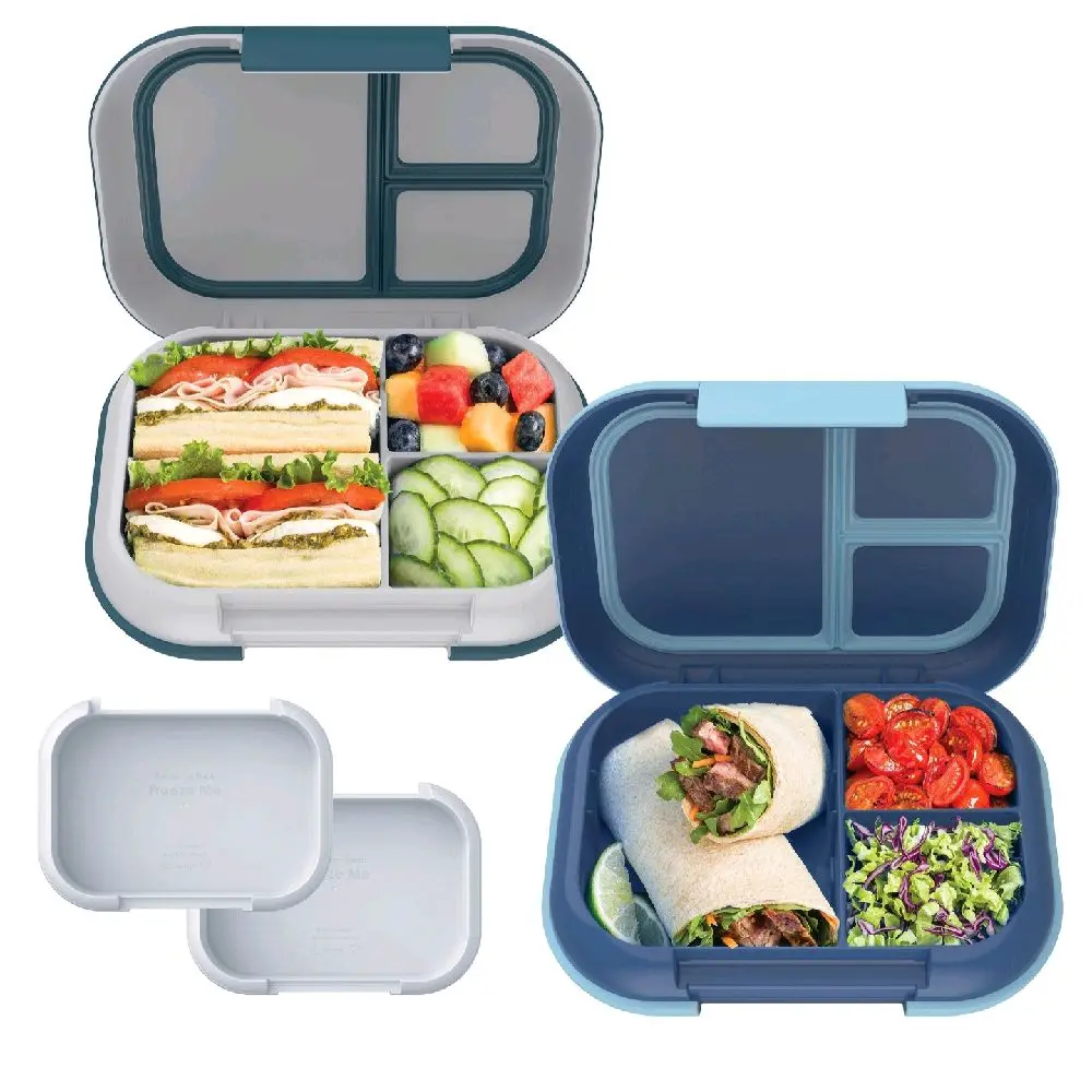 Bentgo Chill 2-Pack Leakproof Lunch Box Set with Ice Packs, BPA-Free, Dishwasher Safe, 5-Cup Capacity for Kids & Adults